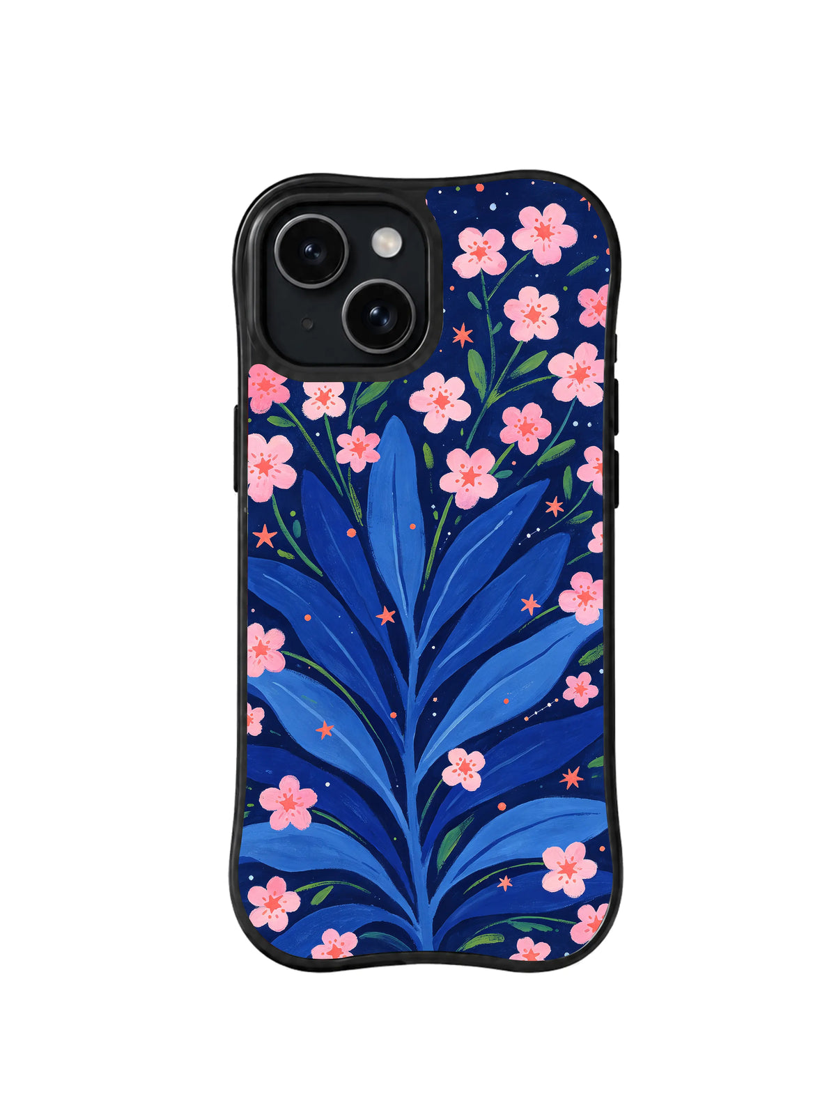 Blossom Starfield pattern iPhone 14 case