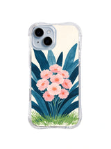Blush Meadow Rise pattern iPhone 14 case