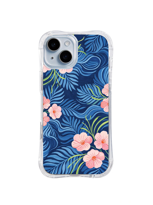 Sea Breeze Bloom iPhone 14 case front view