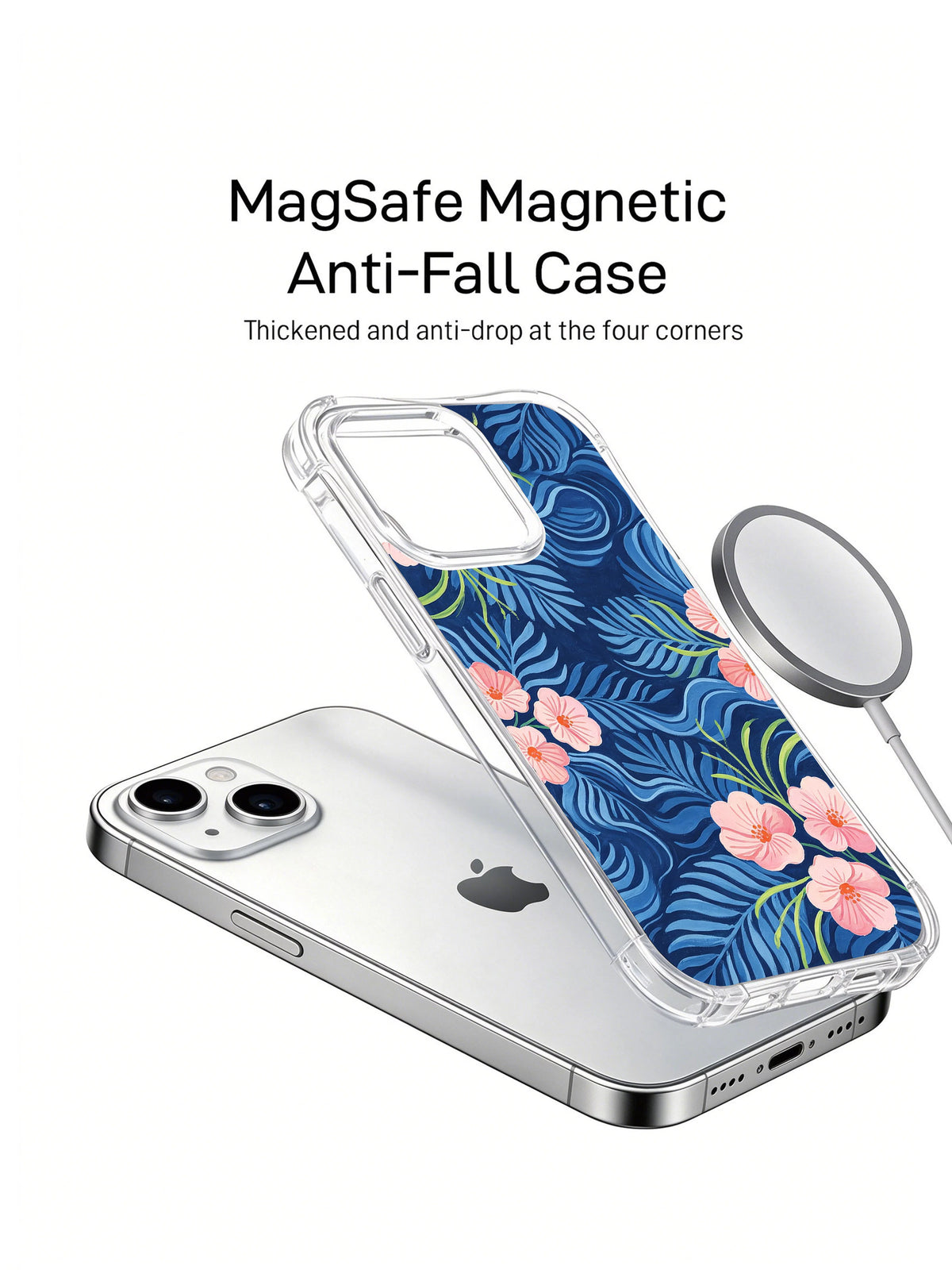 Sea Breeze Bloom magnetic iPhone 14 case