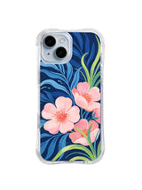 Coastal Hibiscus Wave pattern iPhone 14 case
