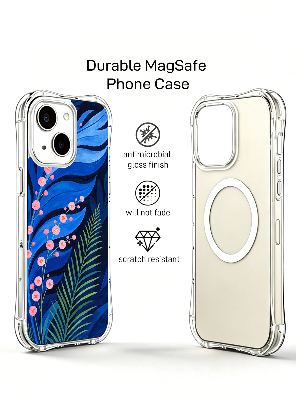 Secret Blue Forest MagSafe iPhone 14 case details