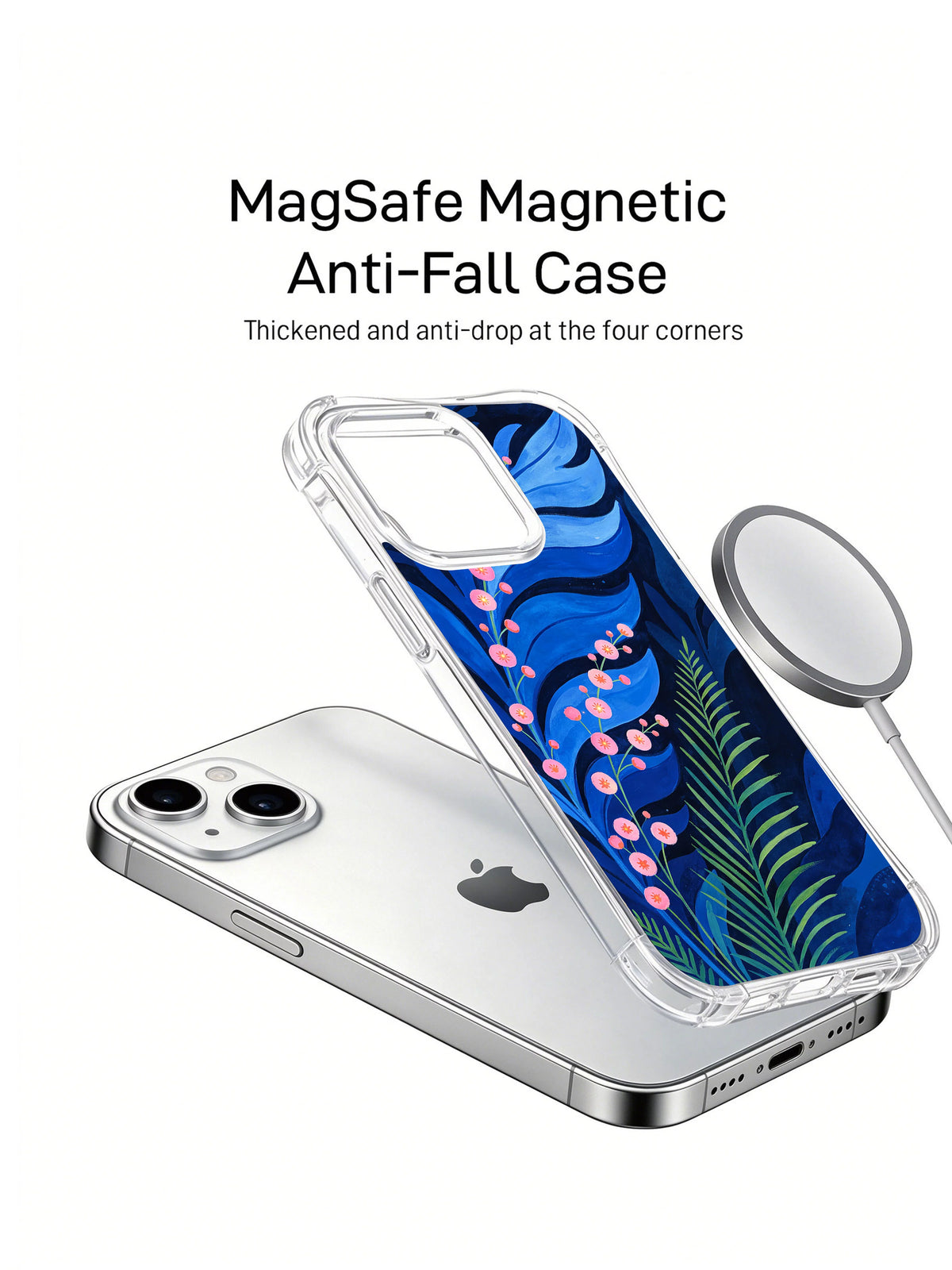 Secret Blue Forest magnetic iPhone 14 case