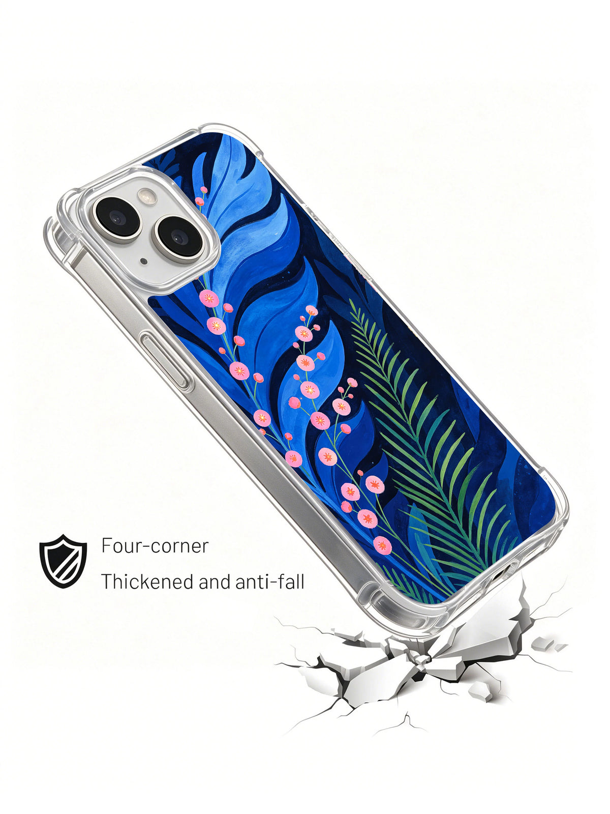 Secret Blue Forest protective iPhone 14 case