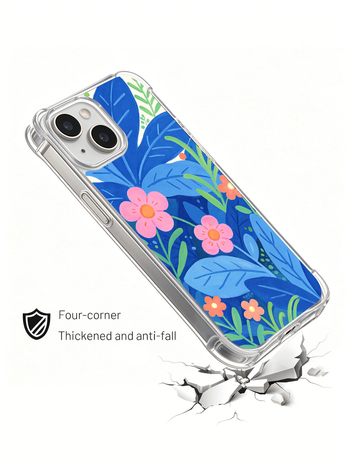 Summer Flower Parade protective iPhone 14 case