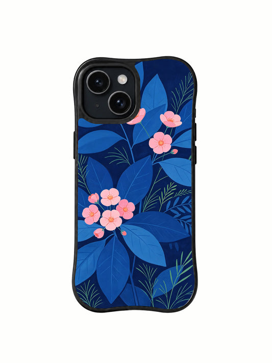 Velvet Botanical Pages iPhone 14 case front view