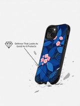 Velvet Botanical Pages protective iPhone 14 case