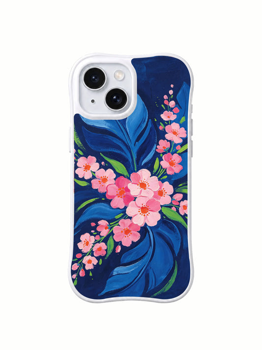 Wildflower Courage iPhone 14 case front view