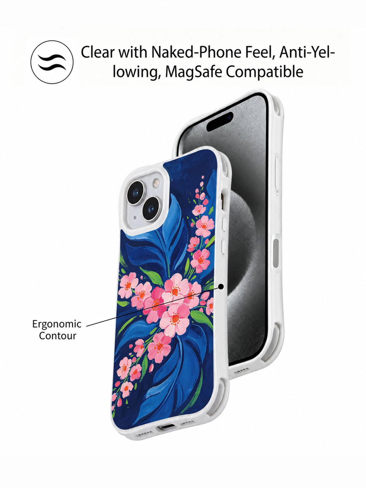 Wildflower Courage MagSafe iPhone 14 case