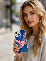 Wildflower Courage iPhone 14 case lifestyle