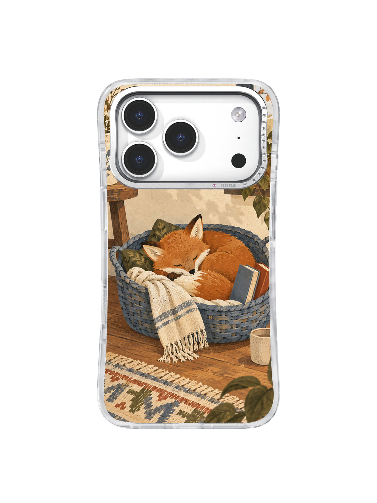 Basket of Small Dreams clear iPhone 17 Pro Case front