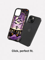 Bat Choir at Midnight iPhone 13 case fit presentation