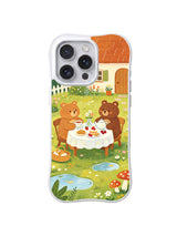 Bear Tea Afternoon iPhone 14 Pro Max case cottage garden artwork
