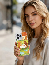 Person holding Bear Tea Afternoon iPhone 14 Pro Max case