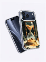The Beetle and the Hourglass iPhone case angled view