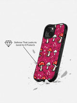 Berry Mushroom Forest: angled case above an illustrated broken surface.