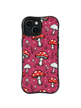 Berry Mushroom Lanterns pattern iPhone 14 Plus case