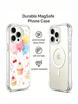 Birthday Lucky Candy Collection: Illustrated rear case beside a second rear phone view.