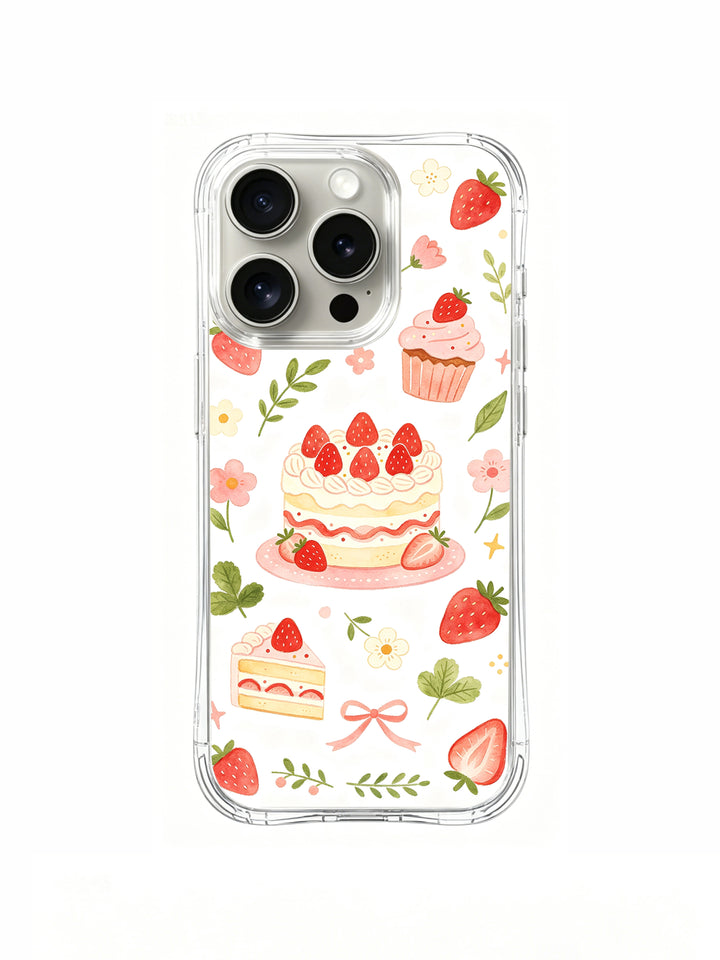 Birthday Strawberry Garden Party iPhone 15 Pro Max Case