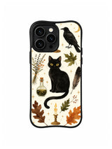 Raven Herb Guardian pattern iPhone 14 Pro case