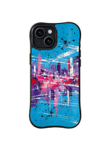 City Rhythm Stage Black Dot Symphony iPhone 15 Plus case by Zara Vexley