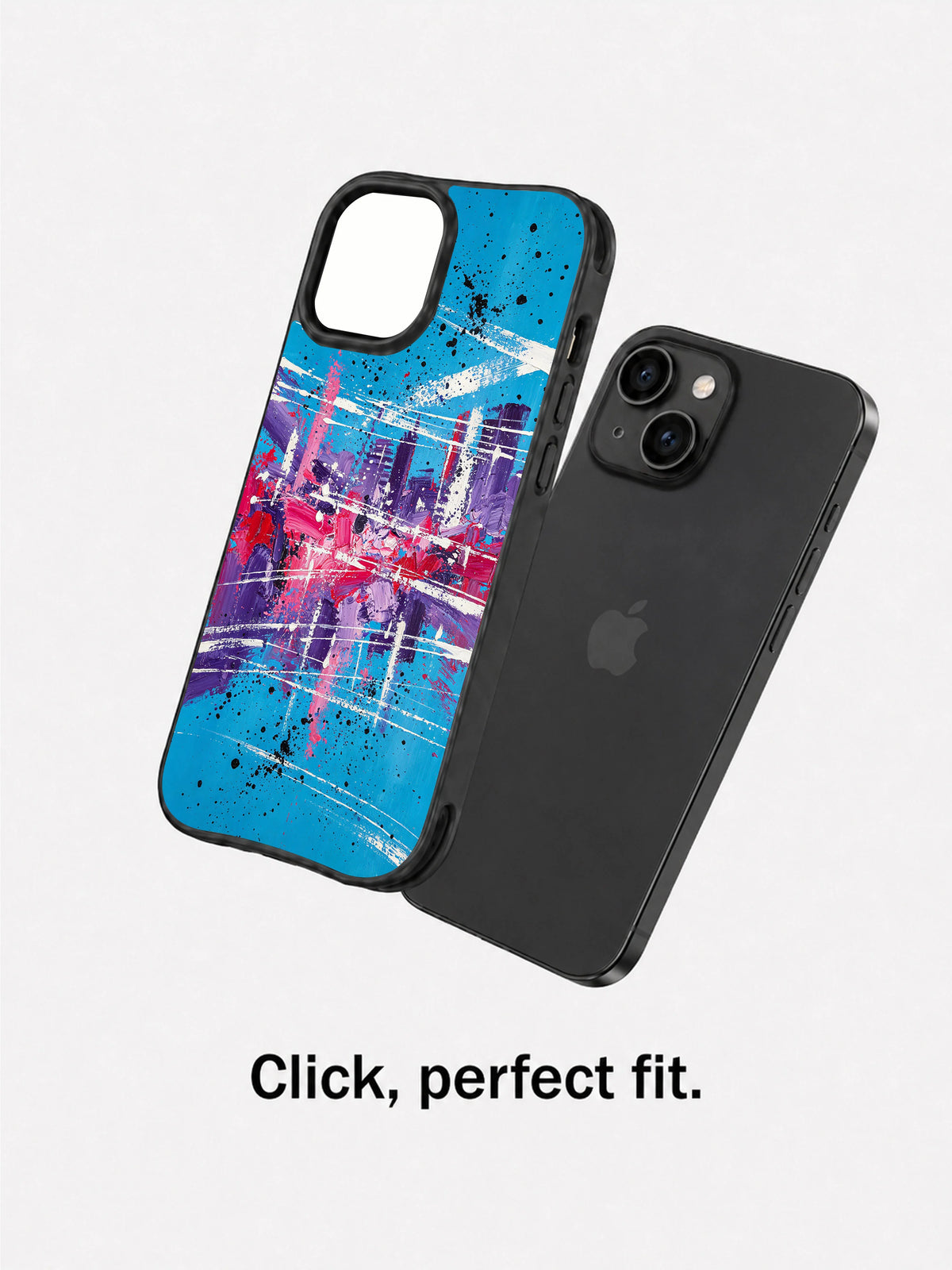 Black Dot Symphony music art phone case lifestyle view