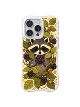 Blackberry Raccoon Secret pattern swatch