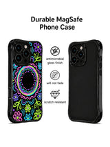 Bloom Beat Rhythm phone case front and back