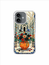 Blooming Bone Conservatory – Cobalt Iris Memorial Hall iPhone case