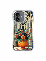 Blooming Bone Conservatory – Emerald Vine Bone Atrium iPhone case