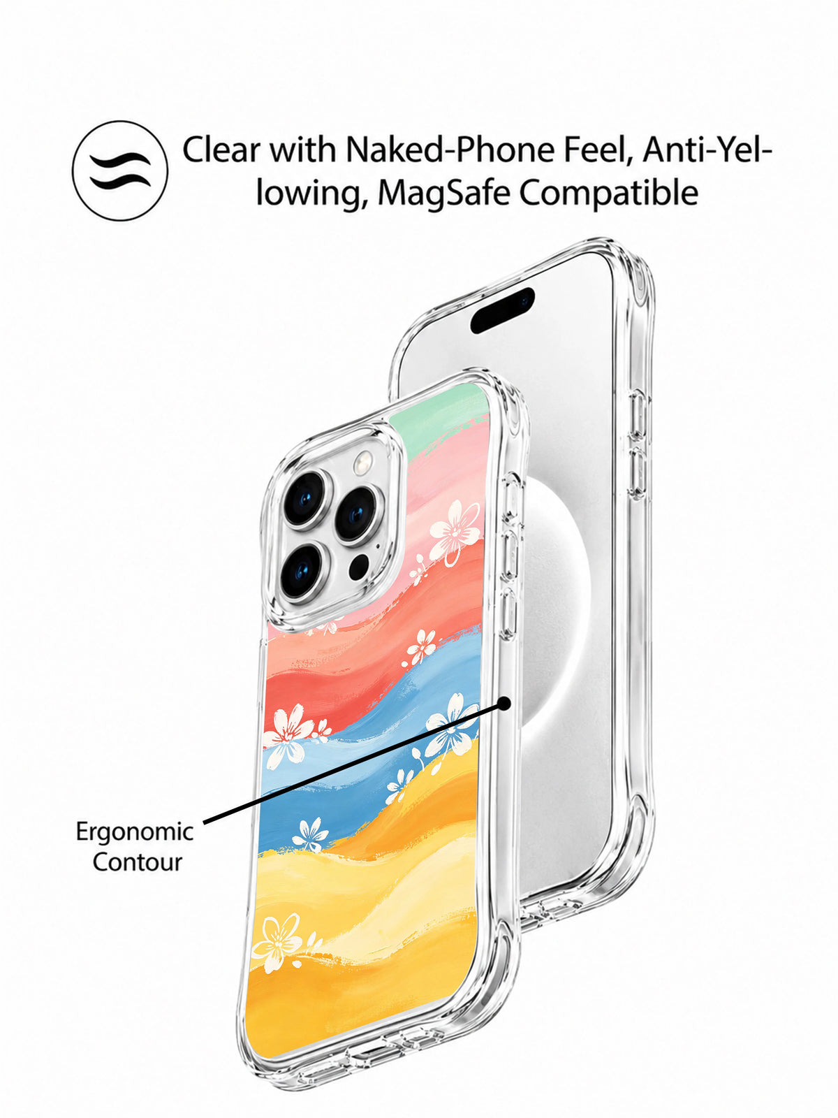 Supplied marketing graphic with unverified protection, fit or MagSafe statements