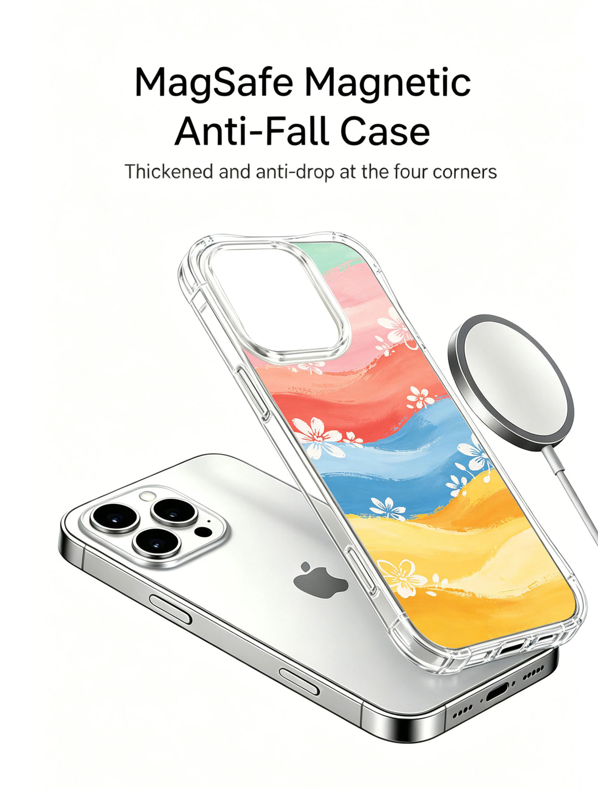 Supplied marketing graphic with unverified protection, fit or MagSafe statements
