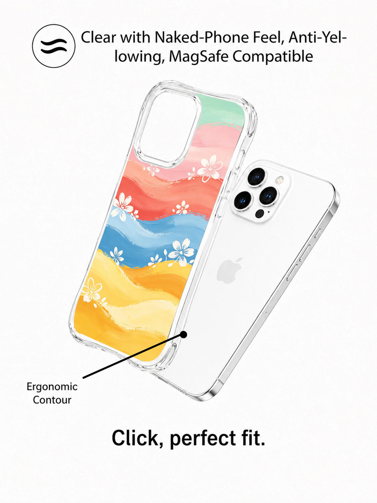 Supplied marketing graphic with unverified protection, fit or MagSafe statements