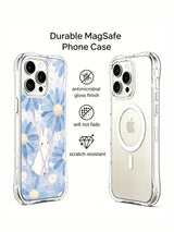 Pastel cottagecore bunny meadow iPhone 15 Pro Max case