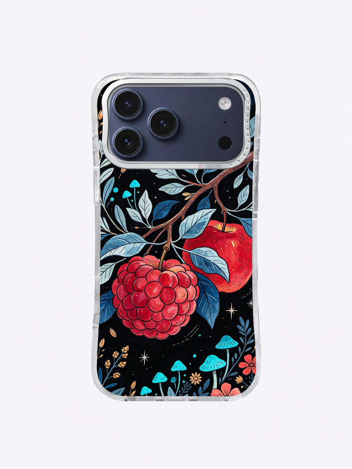 Blue Moon Apple Grove iPhone case, Berry Cluster Star Orchard pattern