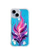 Electric Stem Rise botanical abstract iPhone 15 Plus case