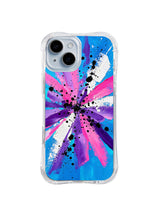 Ink Seed Bloom Blue Noise Garden iPhone 15 Plus case by Zara Vexley