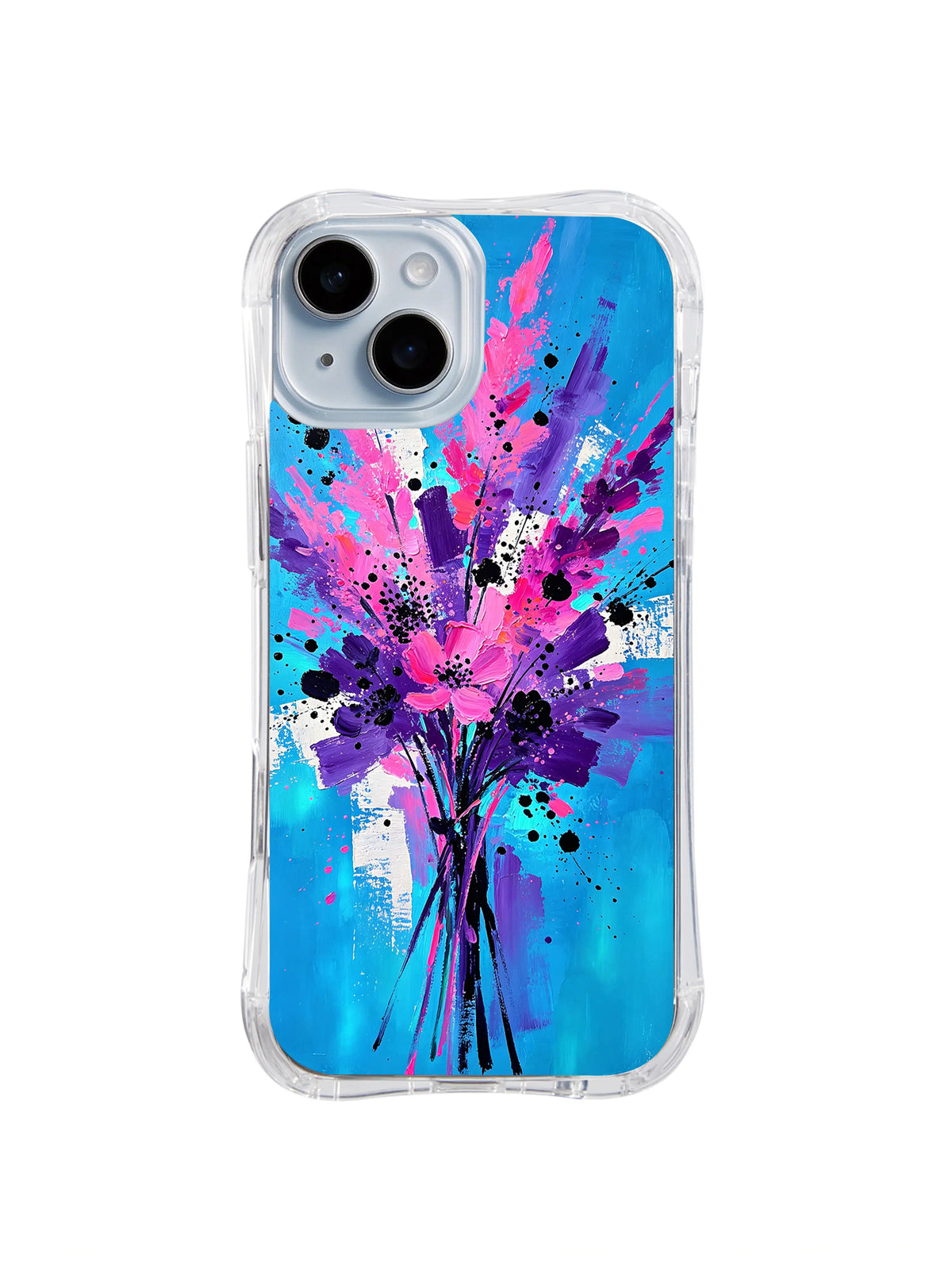 Wild Hope Bouquet colorful floral iPhone 15 Plus case