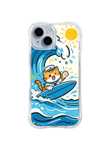 Blue Ocean Cat Adventure iPhone 13 case lifestyle commerce view 1