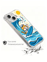 Blue Ocean Cat Adventure iPhone 13 case lifestyle commerce view 4