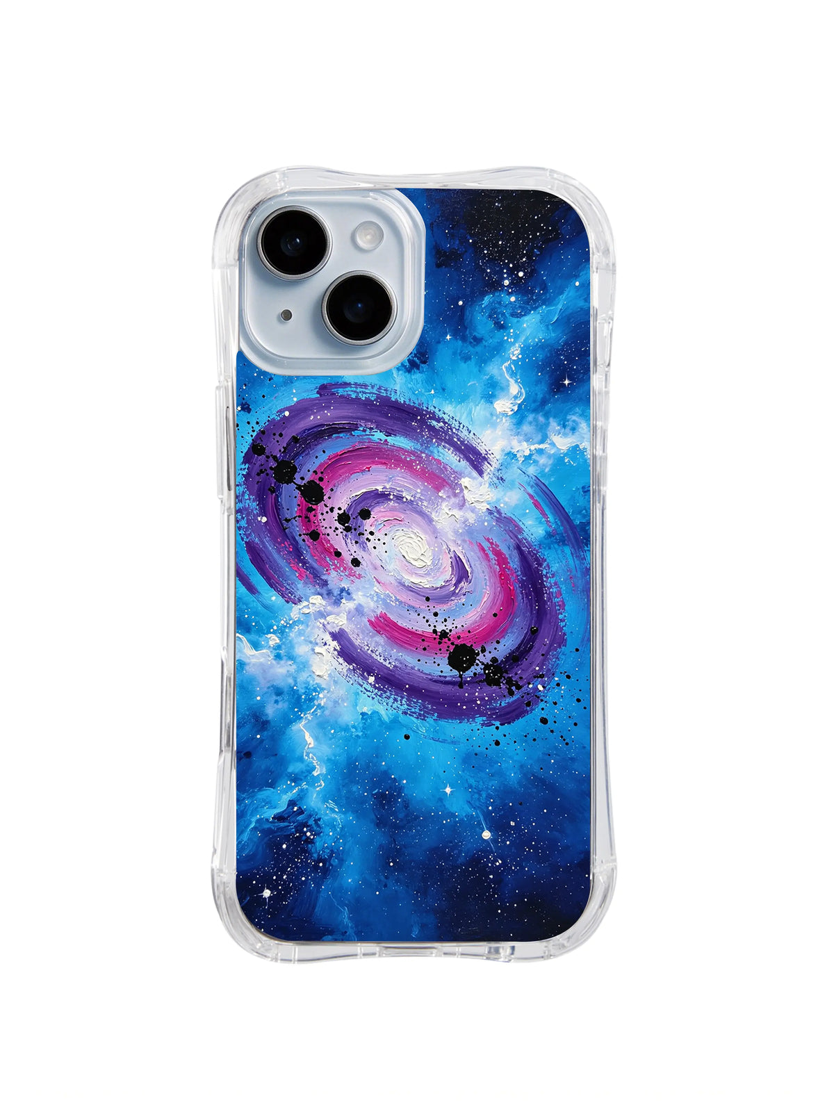 Galactic Dream Vortex Blue Orbit Dream iPhone 15 Plus case by Zara Vexley