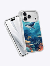 The Blue Passage ocean iPhone case angled product view