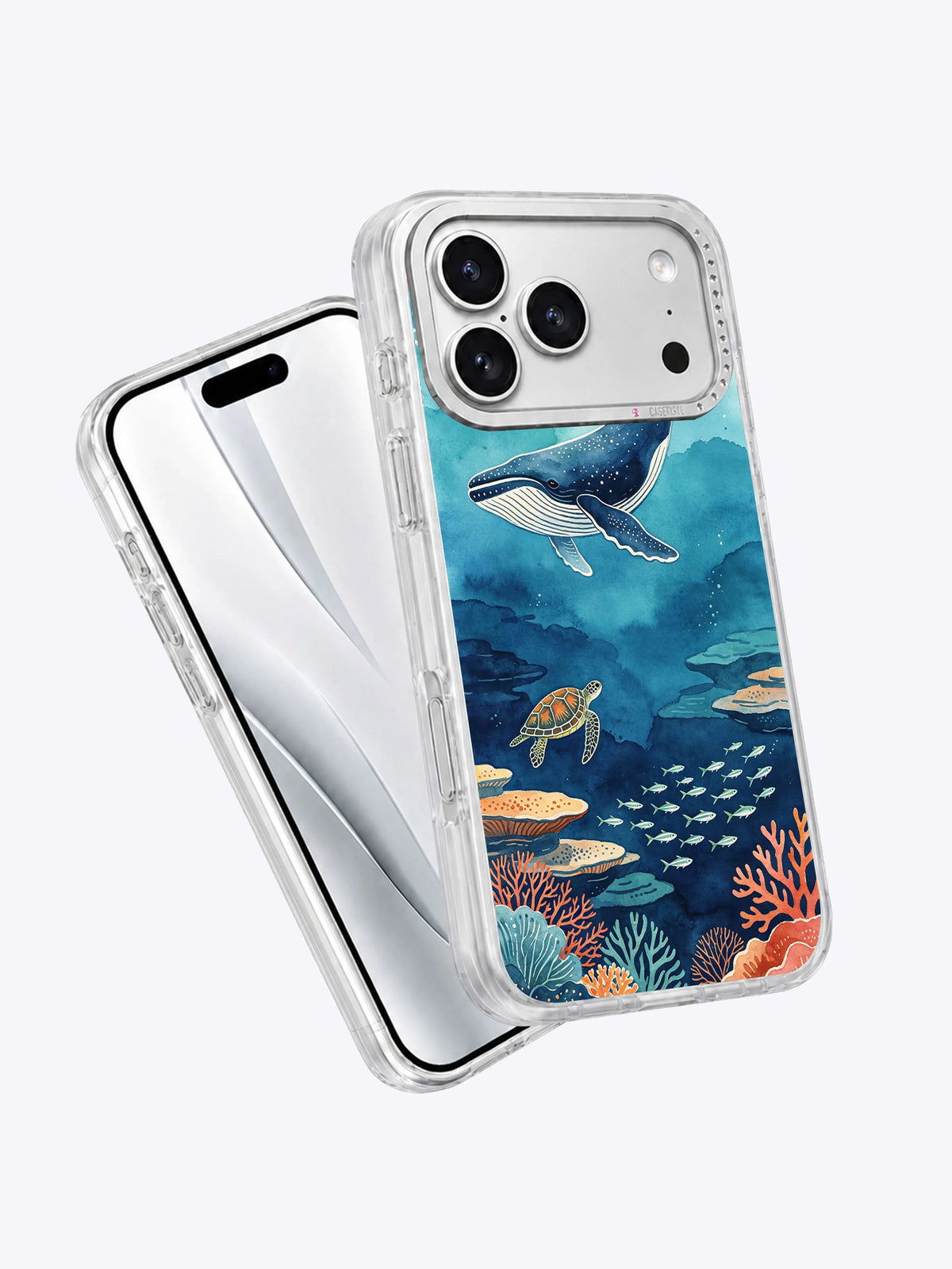 The Blue Passage ocean iPhone case angled product view