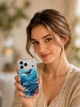 The Blue Passage ocean art iPhone case lifestyle scene