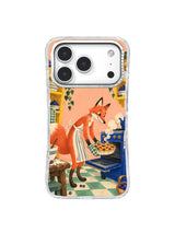 The Blueberry Pie Minute golden lattice pie and purple berries iPhone case artwork