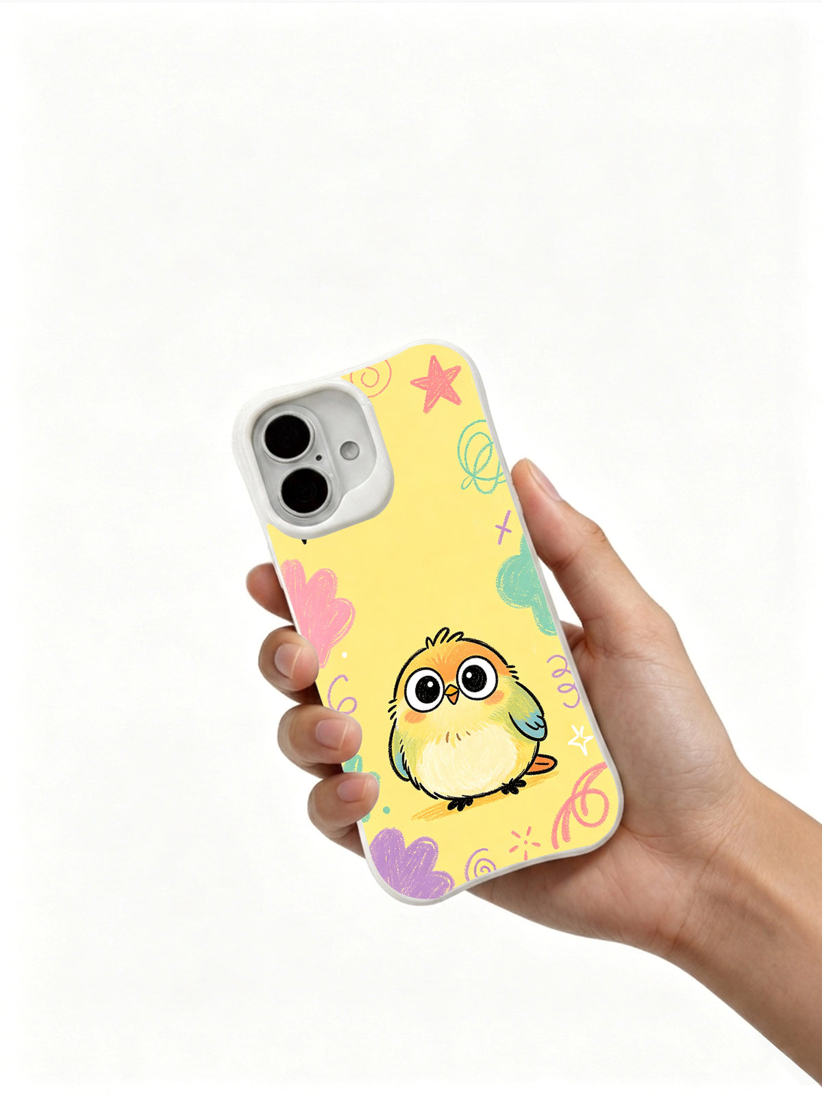 Bluebird Promise cute phone case hand view