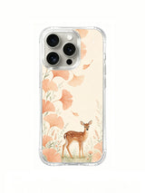 Product or handheld view of the Blush Deer Ginkgo case