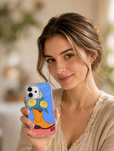 Bootful of Afternoon iPhone 17 Case lifestyle portrait
