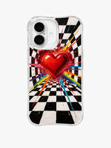 Brave Heart Signal iPhone 16 Plus case front view