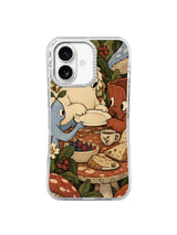 Breakfast Under the Mushroom Table iPhone 17 case front view